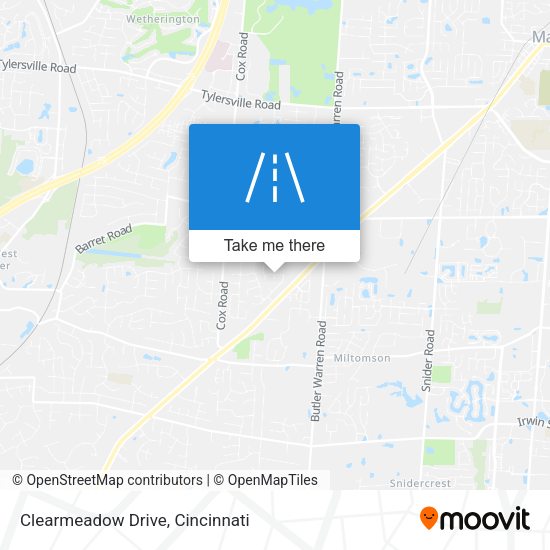 Mapa de Clearmeadow Drive
