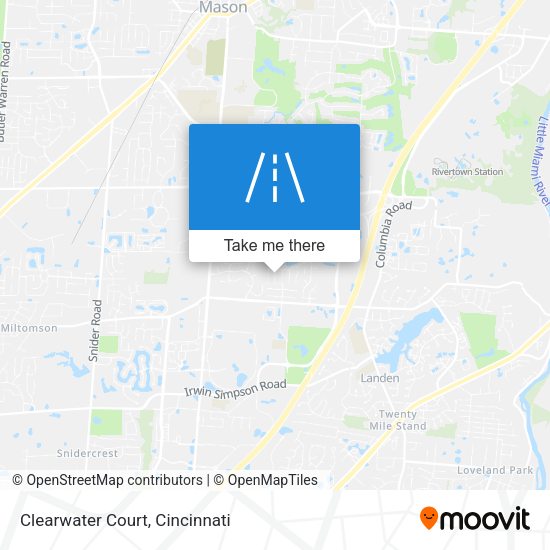 Mapa de Clearwater Court