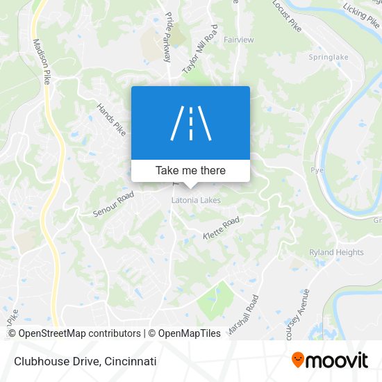 Clubhouse Drive map