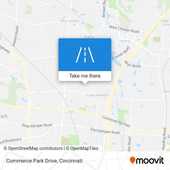 Mapa de Commerce Park Drive