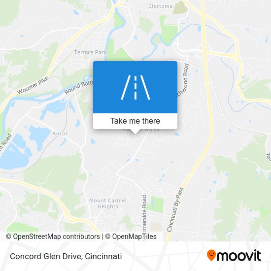 Concord Glen Drive map