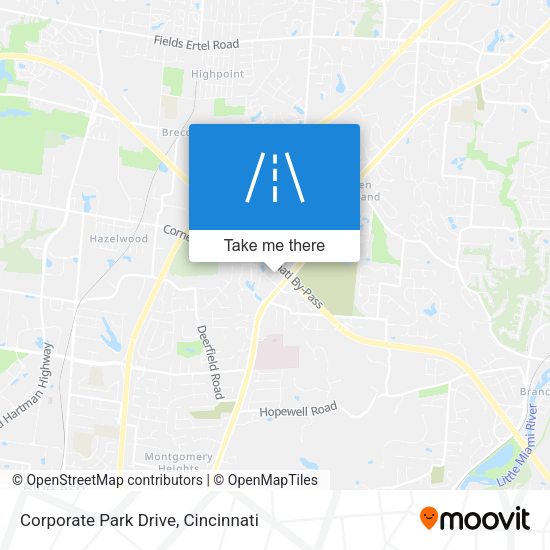 Corporate Park Drive map