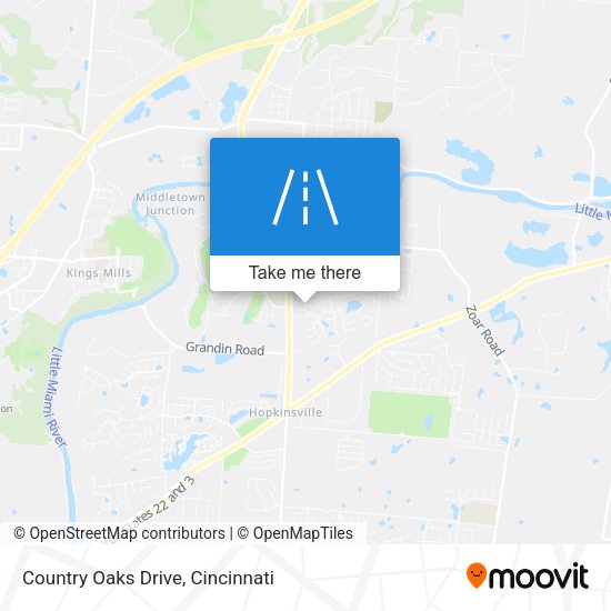 Country Oaks Drive map