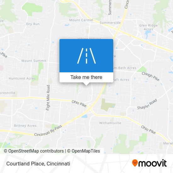 Courtland Place map