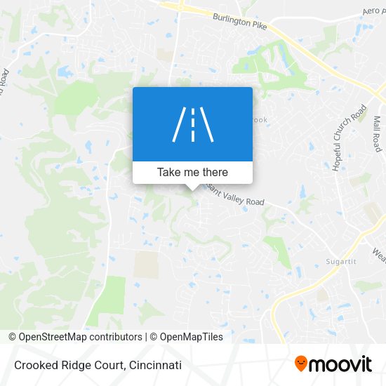Mapa de Crooked Ridge Court