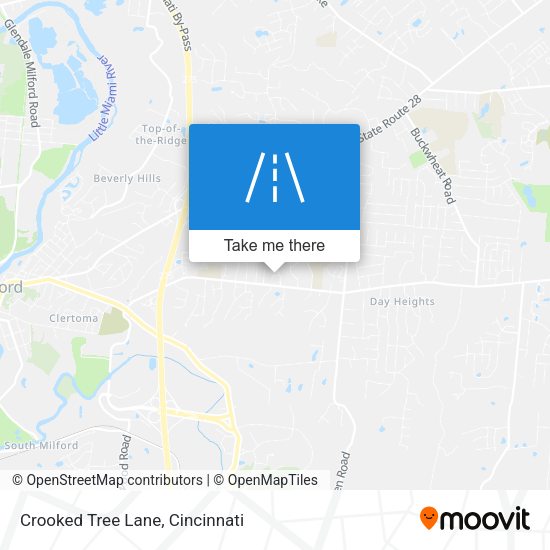 Crooked Tree Lane map