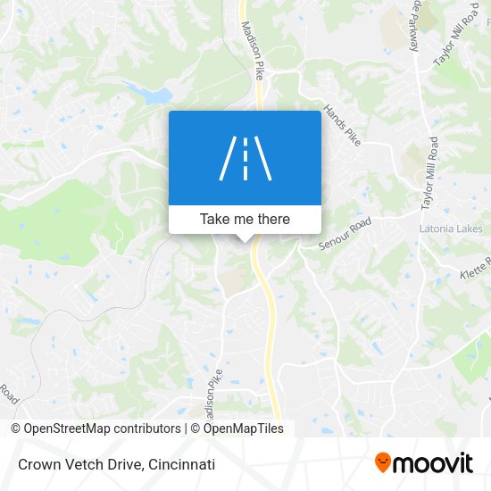 Mapa de Crown Vetch Drive
