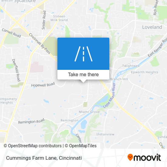 Cummings Farm Lane map