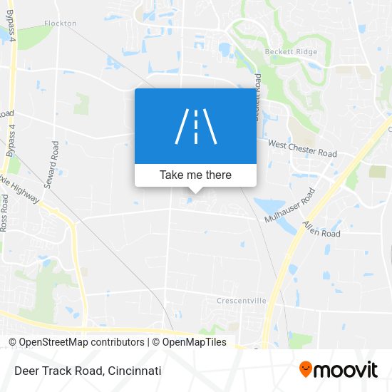 Deer Track Road map