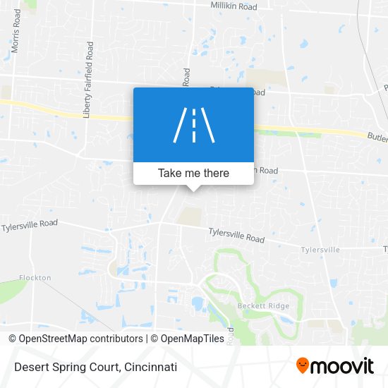 Mapa de Desert Spring Court