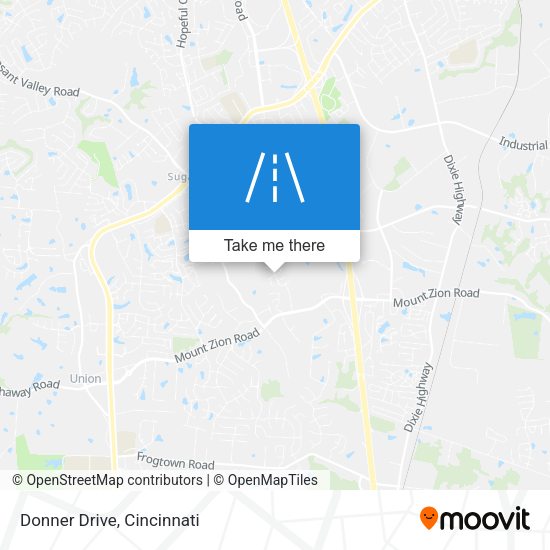Mapa de Donner Drive