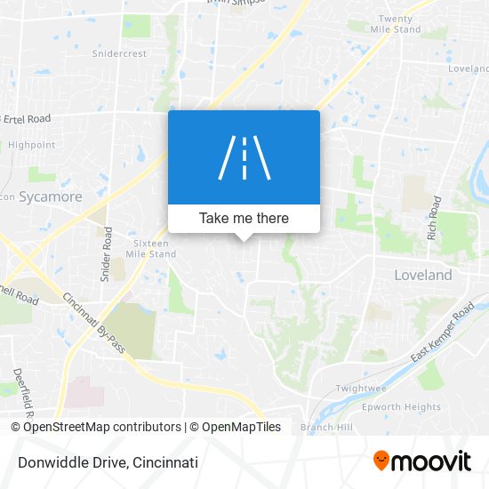 Mapa de Donwiddle Drive