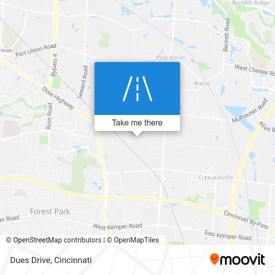 Mapa de Dues Drive