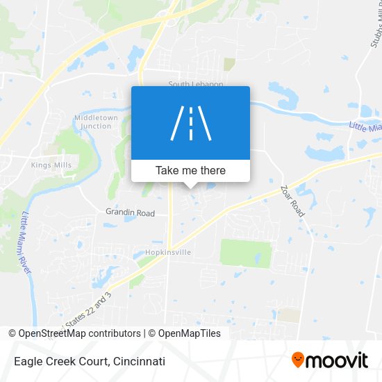 Mapa de Eagle Creek Court