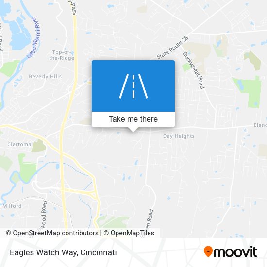 Mapa de Eagles Watch Way