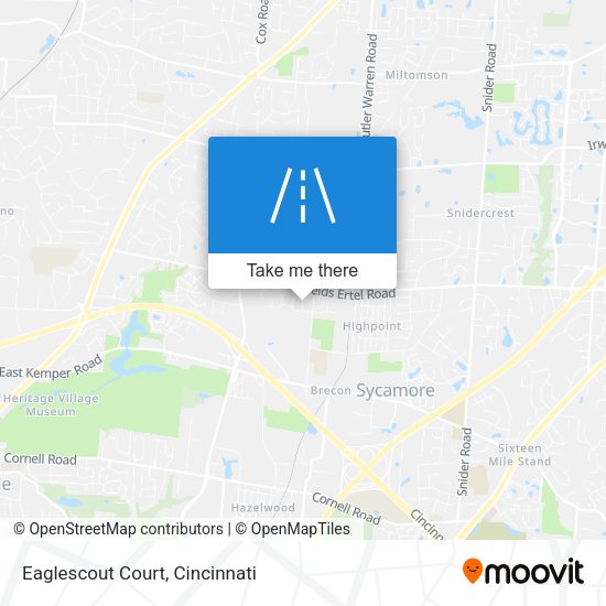 Eaglescout Court map
