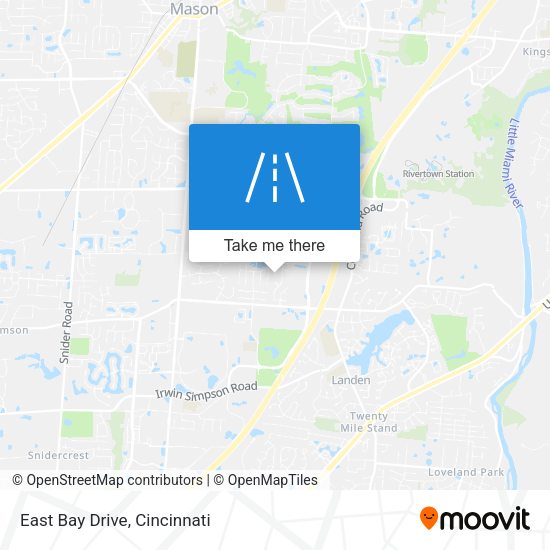 Mapa de East Bay Drive