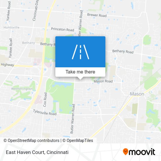 Mapa de East Haven Court