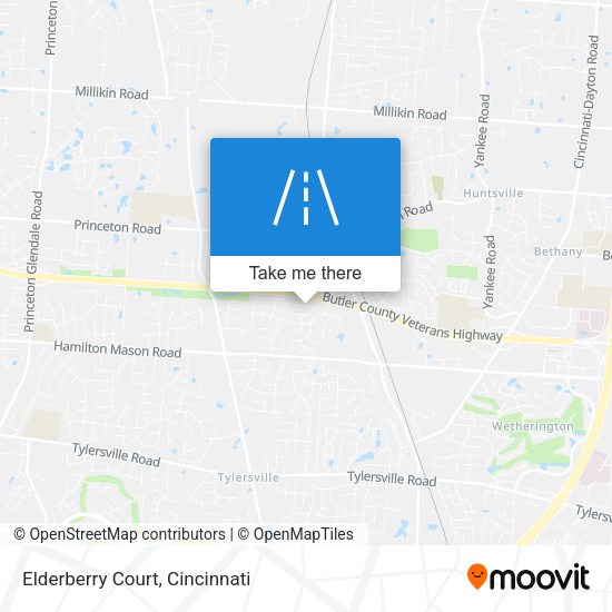 Elderberry Court map