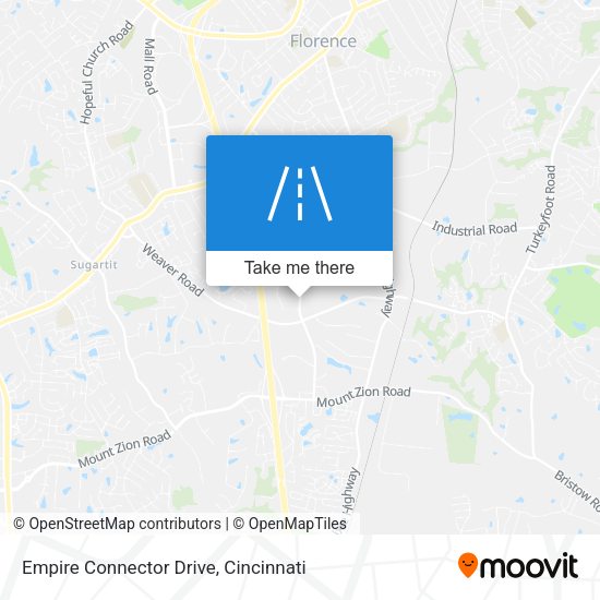 Empire Connector Drive map