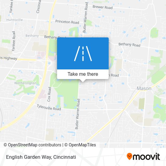 Mapa de English Garden Way