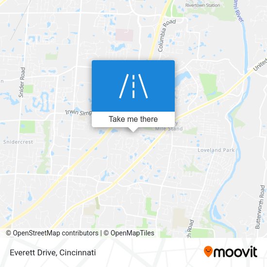 Mapa de Everett Drive