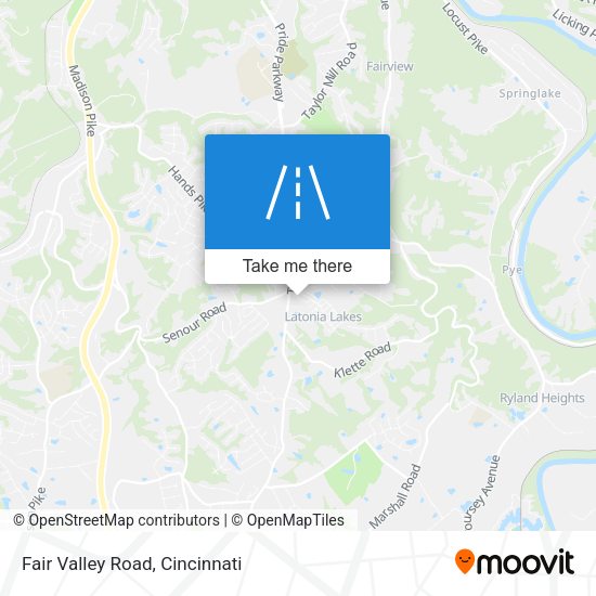 Fair Valley Road map