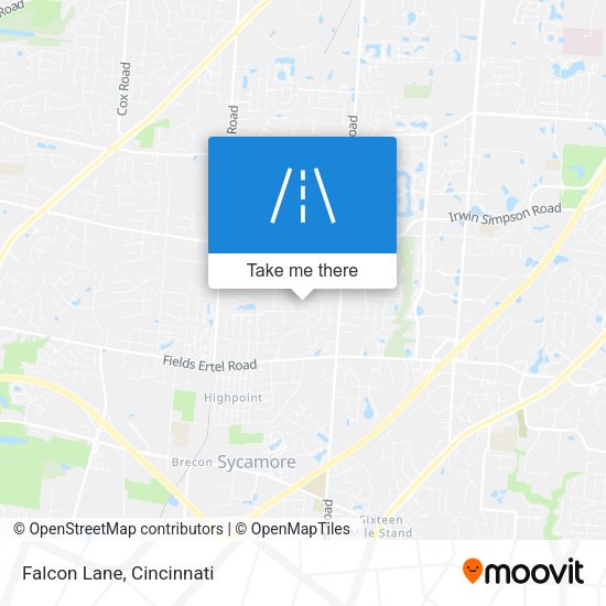 Mapa de Falcon Lane