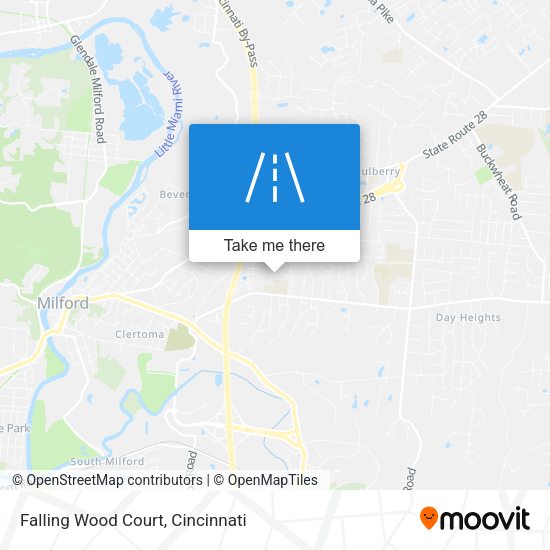 Falling Wood Court map