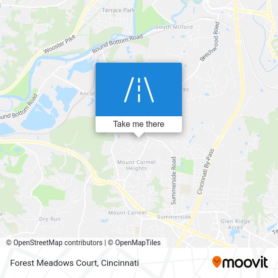 Forest Meadows Court map