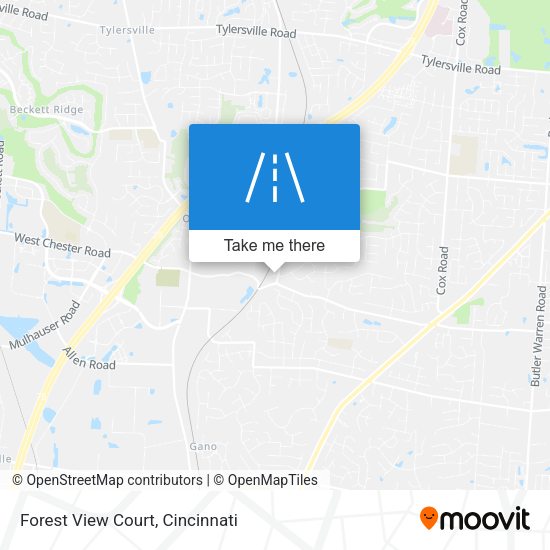 Forest View Court map
