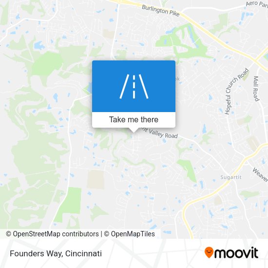 Mapa de Founders Way