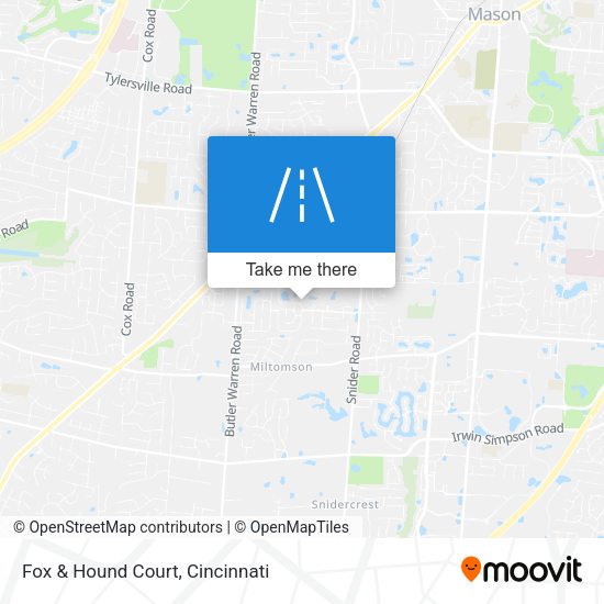 Mapa de Fox & Hound Court