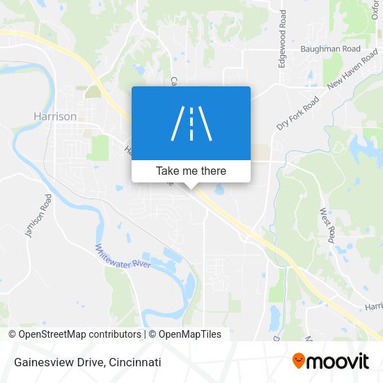 Gainesview Drive map