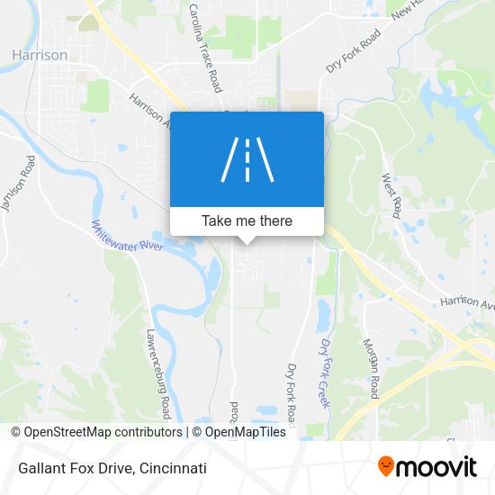 Gallant Fox Drive map
