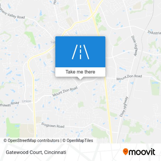 Mapa de Gatewood Court