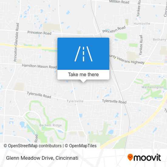 Glenn Meadow Drive map