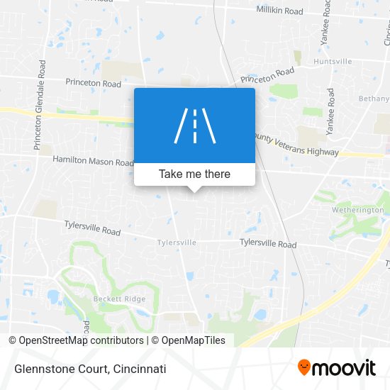 Mapa de Glennstone Court