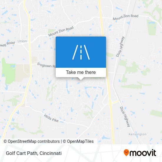 Mapa de Golf Cart Path