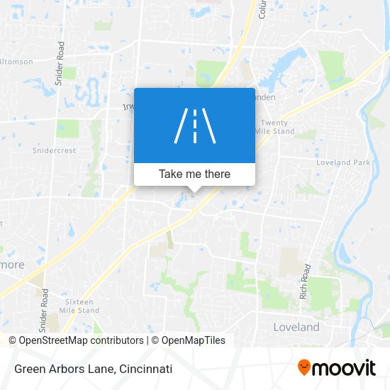 Mapa de Green Arbors Lane