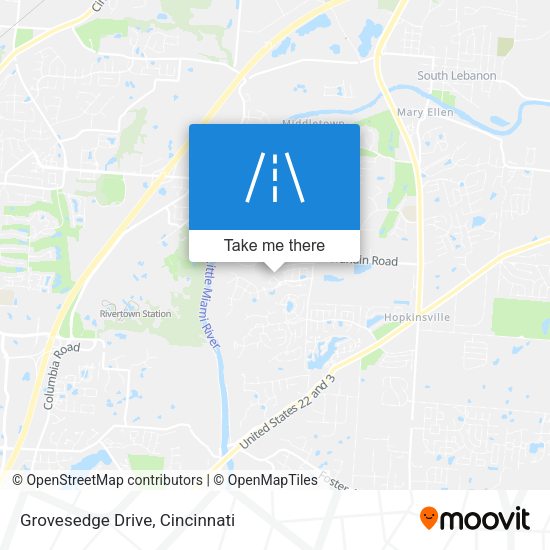Mapa de Grovesedge Drive