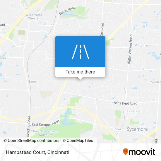 Mapa de Hampstead Court