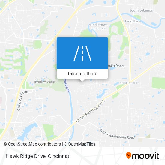 Mapa de Hawk Ridge Drive