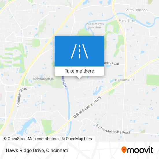 Hawk Ridge Drive map