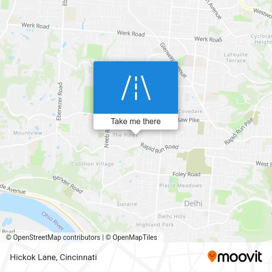Mapa de Hickok Lane