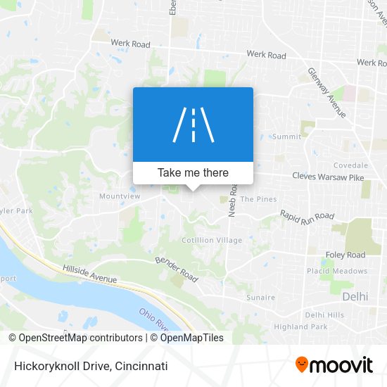 Hickoryknoll Drive map