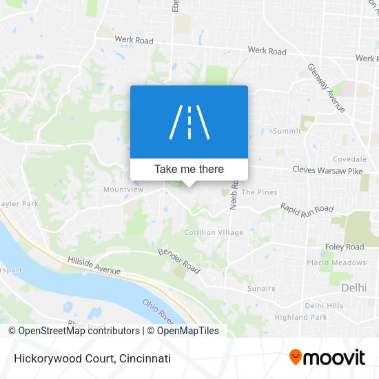 Mapa de Hickorywood Court