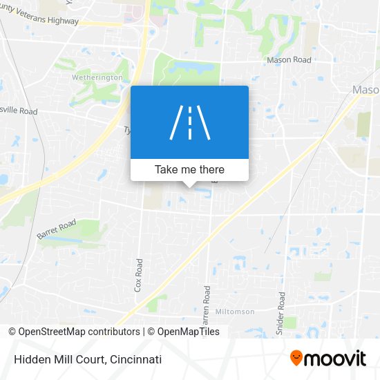 Hidden Mill Court map