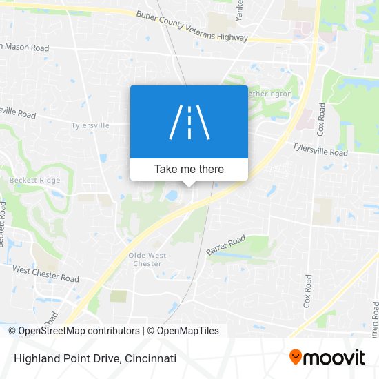 Mapa de Highland Point Drive