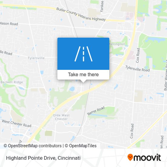 Highland Pointe Drive map